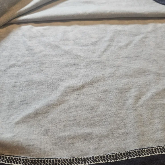 Thick Thighs and Spooky Vibes' Graphic Tee - Navy & White - Picture 4 of 5